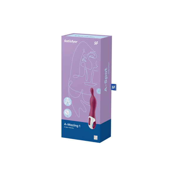 Vibromasseur Point A couleur framboise A-Mazing 1 Satisfyer 